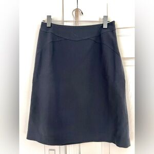Cagliari Exchange Navy blue wool Blend Skirt Full lining Women’s Waist 28